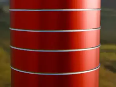 sample rates of the farm kit Free low-poly 3D model