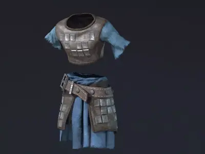 Light Armor Low-poly 3D model