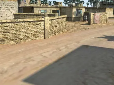 Arab Town Low-poly 3D model