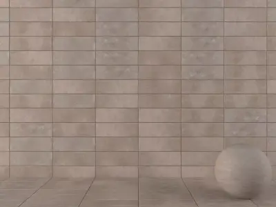 Concrete wall tiles Suite Taupe 20x60 Set 4 Texture