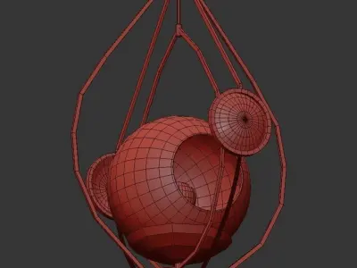 Golden Tear 3D model