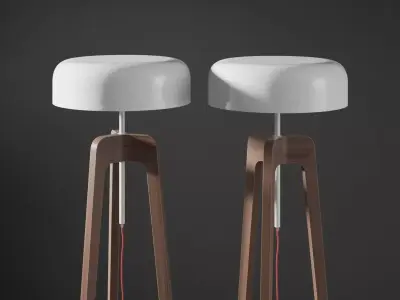 Pileo Floor Lamp 3D model
