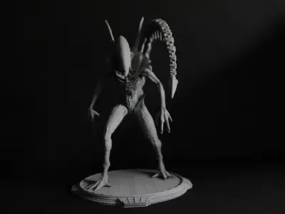 Alien Xenomorph Scout 3D Print Model 3D print model