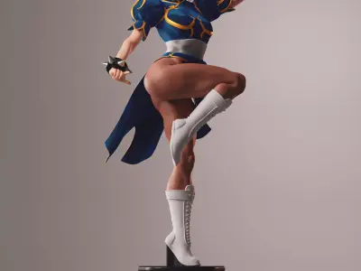 Chun-Li 3D print model