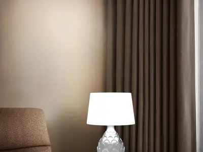Table Lamp 3D print model 10