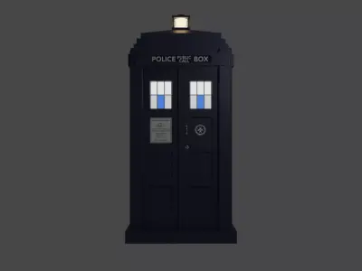Tardis Exteriors 3D model