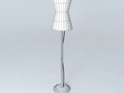 Floor lamp - Comic Book Free 3D model