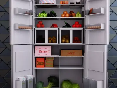 Artel no frost refrigerator 3D model