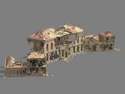 War-city-scars 06 3D model
