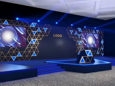 Stage Design 3D model