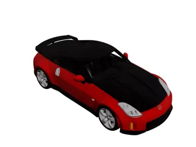 Nissan 350Z Sports Coupe Street Performance Car Model 3D model