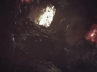 Ancient Cavern Set III - Unreal Engine Asset Pack Low-poly 3D model