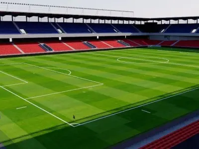 Generali Arena - Letna Stadium - Prague Low-poly 3D model