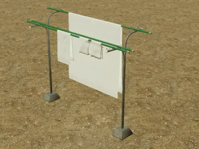 Japanese Drying Rack 3D model