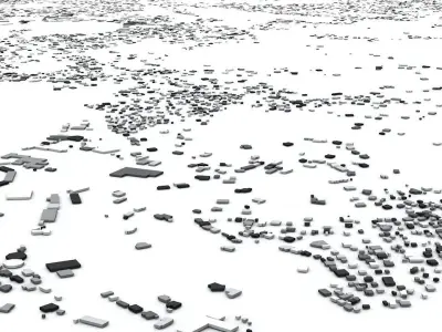 Grenada Streets and Buildings 3D model