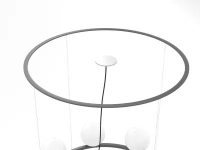 Circular Chandelier 003 3D model