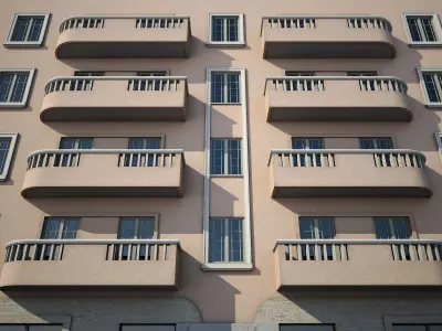 Apartment Building 18 3D model