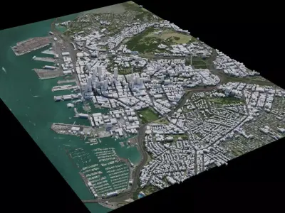 Auckland - New Zealand 3D model