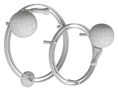 Pearl Wall Lamp 3D model
