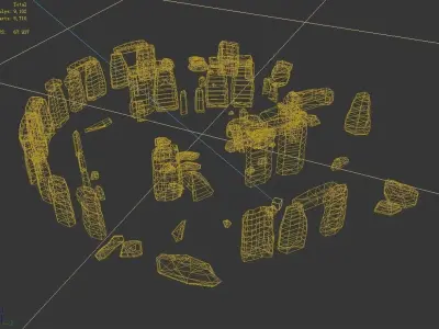 Remaining - Ancient Stones 03 3D model