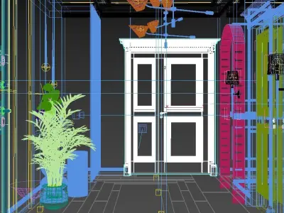 Entrance Hall AE House 3D model