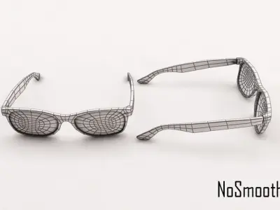 SUNGLASSES two Low-poly 3D model