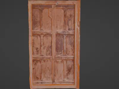 door scan Low-poly 3D model