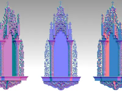 Catholic Altar V2 3D print model
