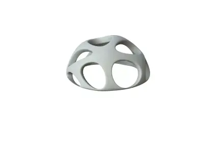 SciFi Cube Object No 53921 Low Poly Shape Low-poly 3D model