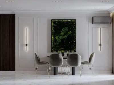 Kitchen scene 3D model