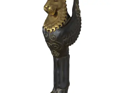 Gryphon column  3D model