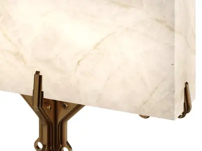 21st gallery Erwan Boulloud Alabaster Table Lamp 3D model
