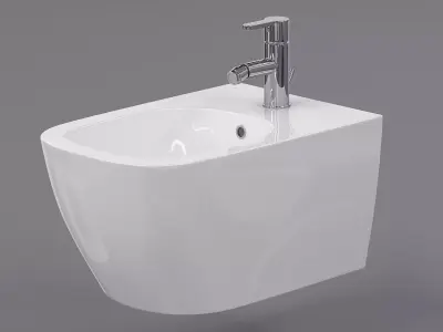 Hanging Bidet 3D model