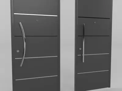 Black Doors 3D model