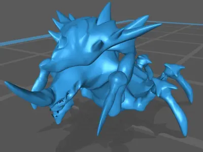 Starcraft Lurker 3D print model