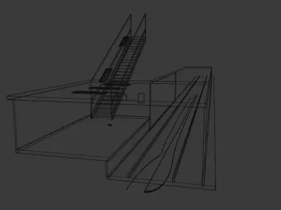 Metro Scene 3D model