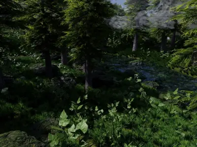 Forest Scene 3D model