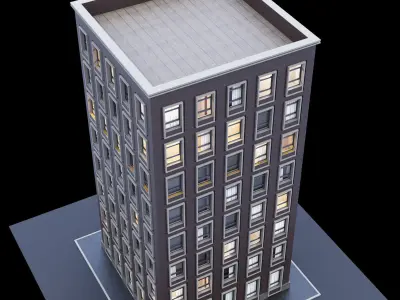 Building set 1 3D Model Pack