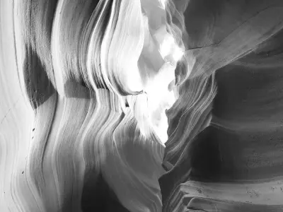 Monochrome Canyon Veins Wallpaper Texture  Texture