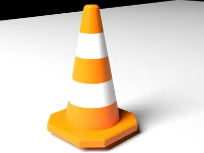 Traffic Cone 3D model
