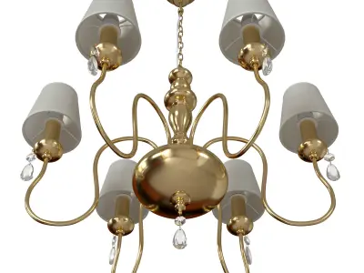 Hanging chandelier Meki 4723-6 3D model