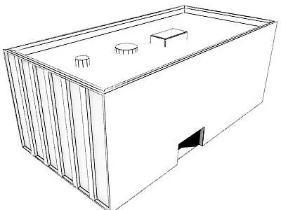 School Classic Building 119 Low-poly 3D model
