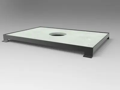 Drainage Grate for Sidewalk or Street 3D model