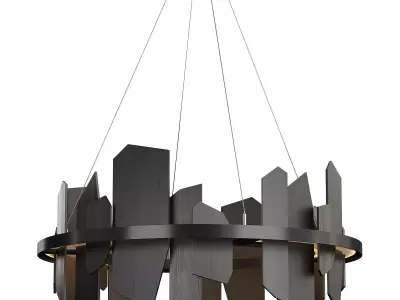 Ardesia LED Chandeliers Low-poly 3D model