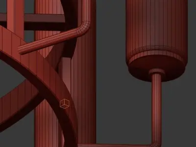 Japan 2 structure 3D model