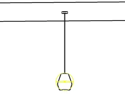 Pendant Light Bell Free low-poly 3D model