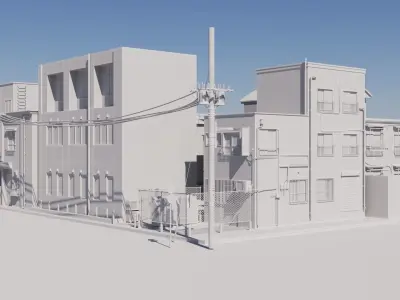 Tokyo Block 3D model