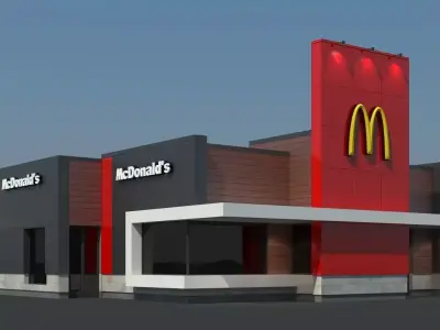 McDonalds Restaurant 3D model