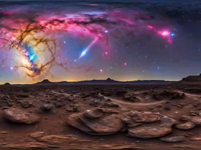 Space HDRI Pack 8K  Galaxy Planets  Nebula Sci-Fi 3D model