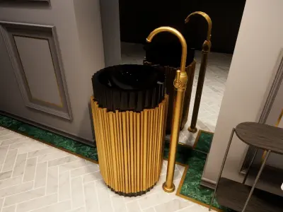 Washbasin with Bathroom faucet -Revit2018- 3D model